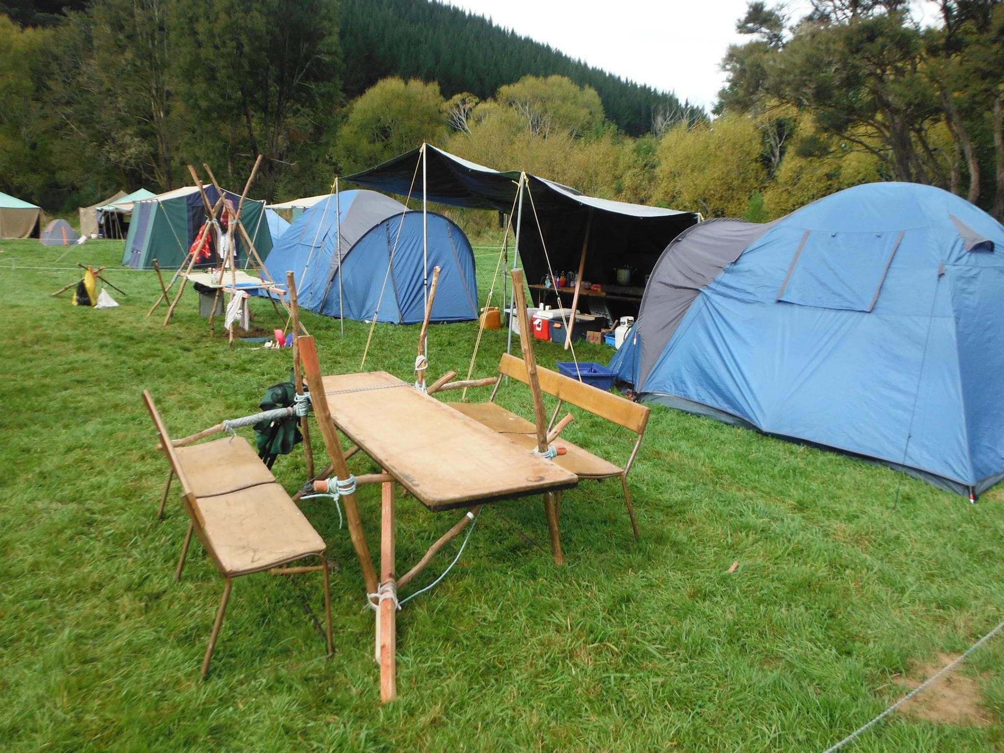 Campsite moment
